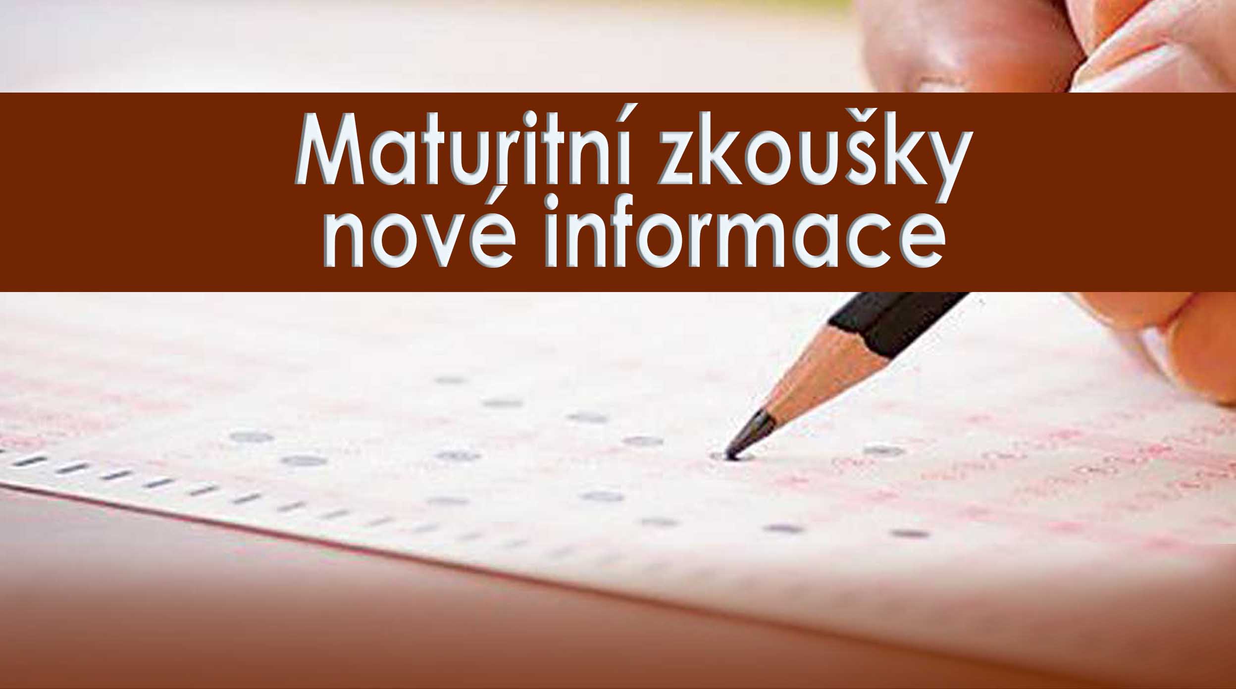 Termíny nejen maturitních zkoušek 2026/2027