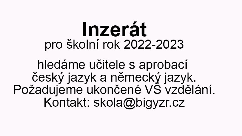 Hledáme učitele